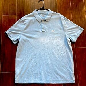 Vineyard Vines light blue pique polo - L